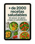 Recetario antiinflamación más completo y 0 azúcares